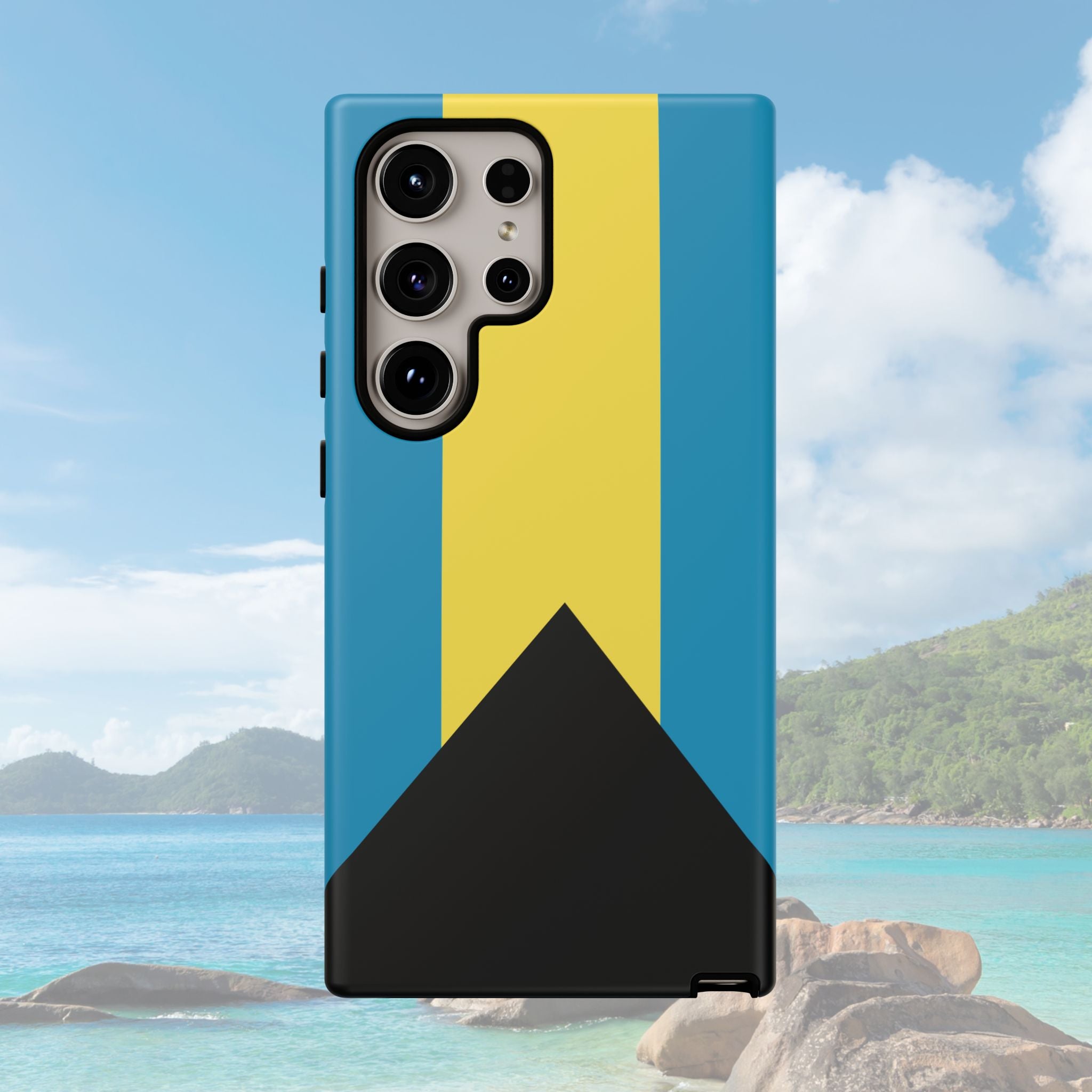 Bahamas Flag Tough Phone Case