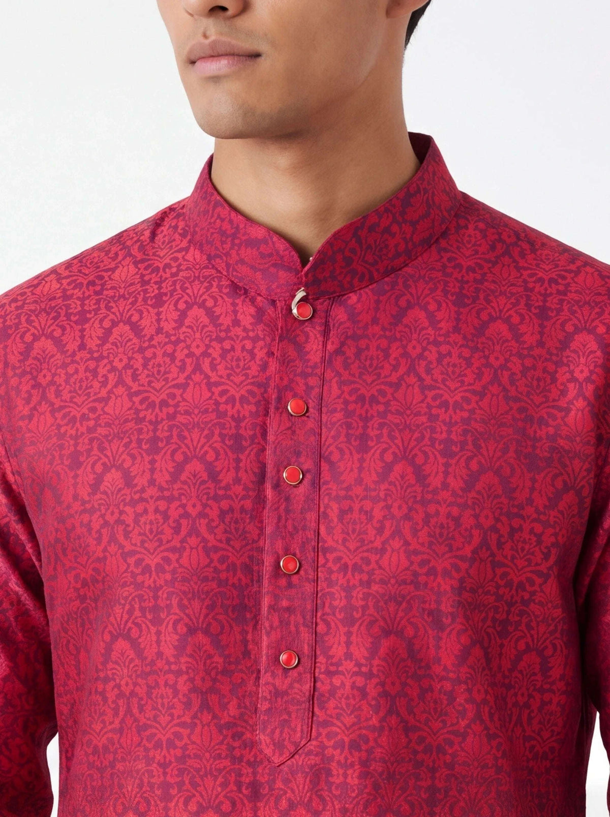 Cotton silk Kurta set