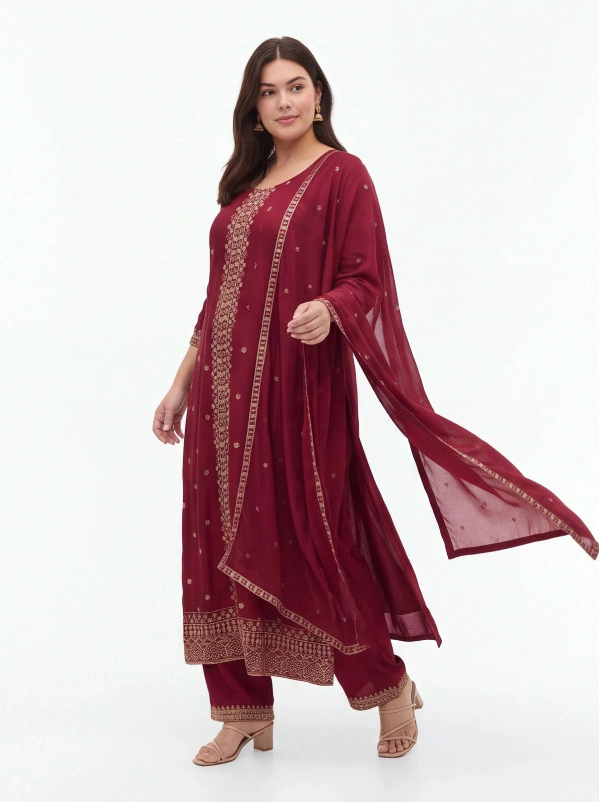 Anarkali long Kurti set