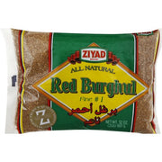 Ziyad Red Burghul, Fine 1 - Premium Cracked Wheat for Tabbouleh & Kibbeh, 2 lb