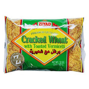 Ziyad Cracked Wheat With Toasted Vermicelli - All Natural 16oz, Ideal For Asian Dishes